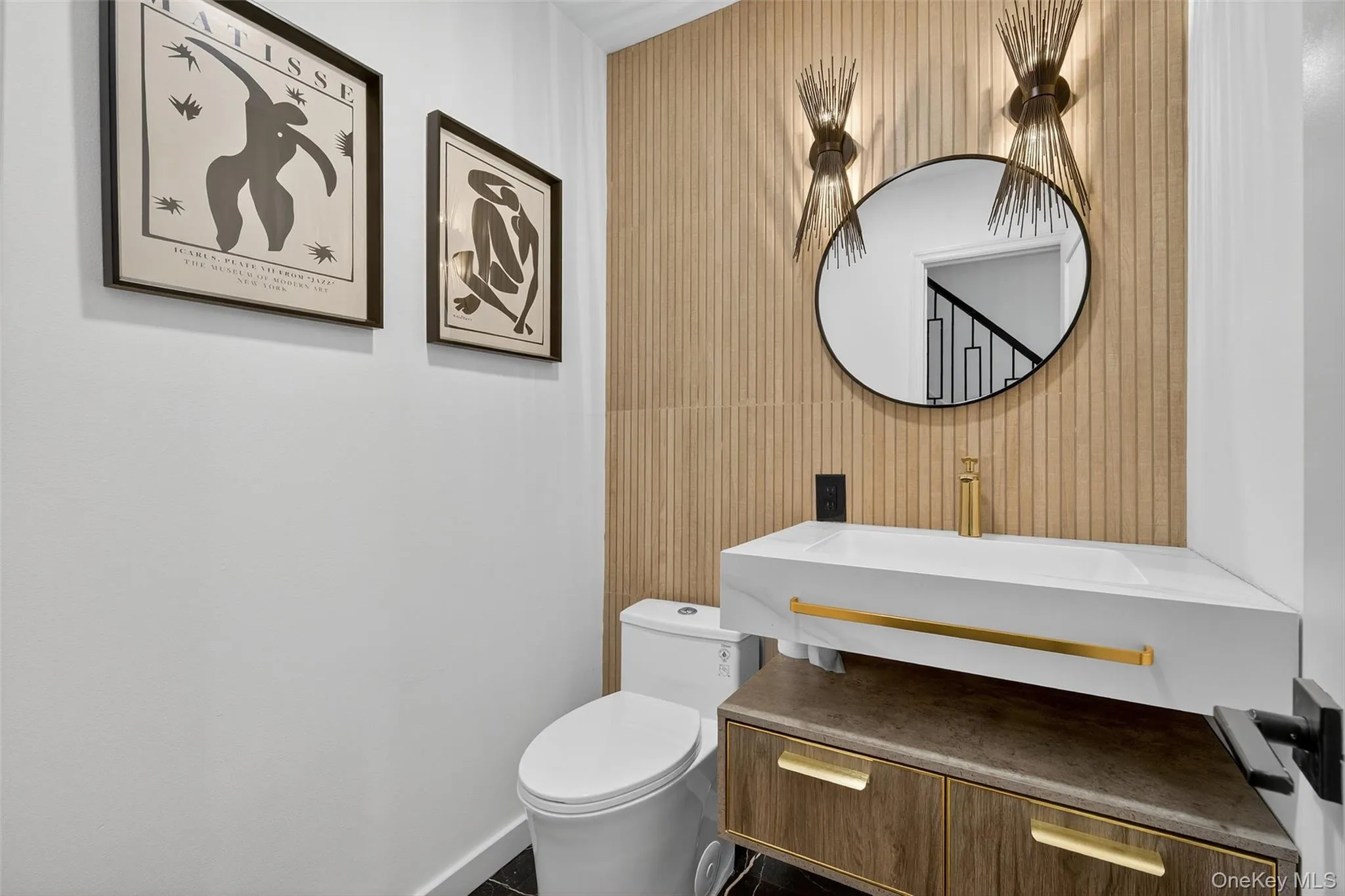 Bathroom with toilet and a sink Bathroom with toilet and a sink