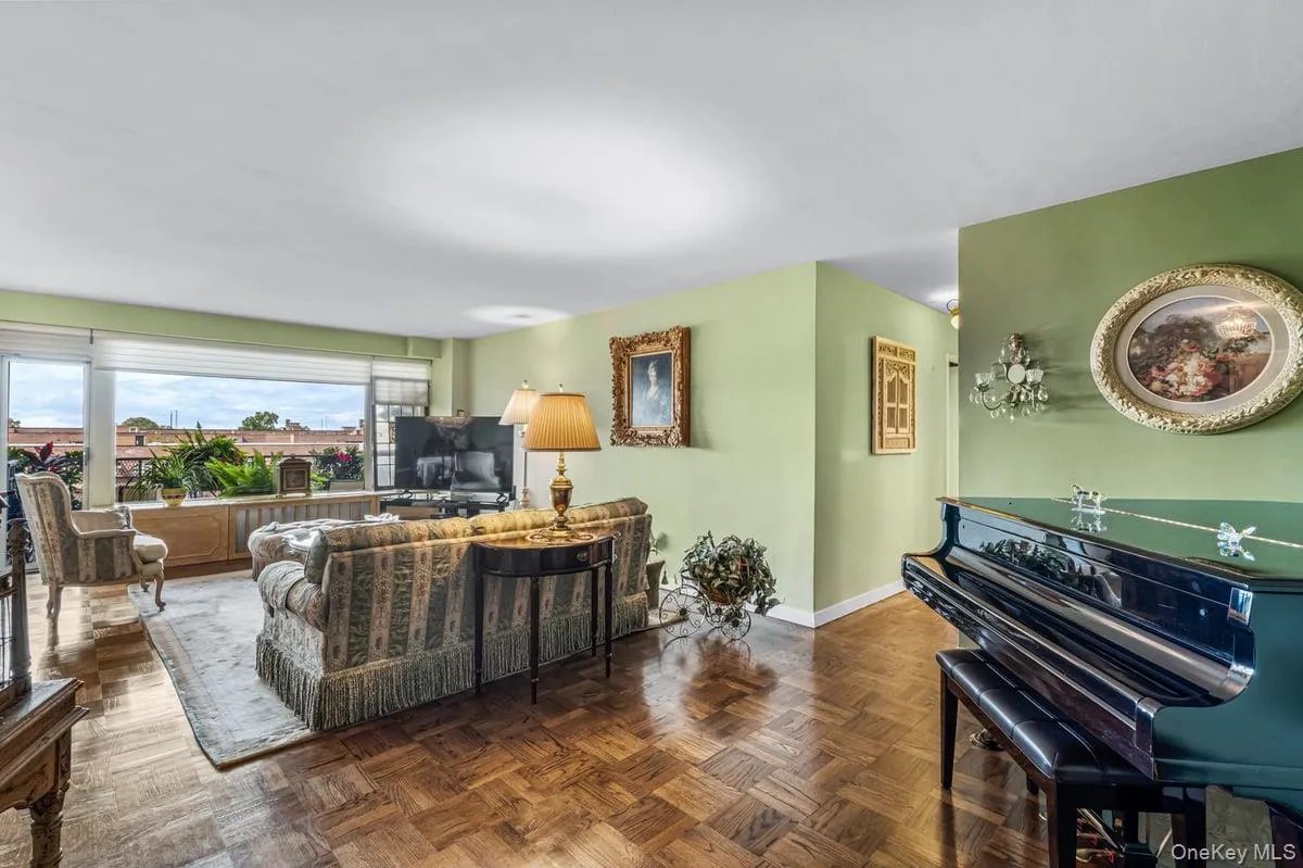 Living room featuring baseboards Living room featuring baseboards