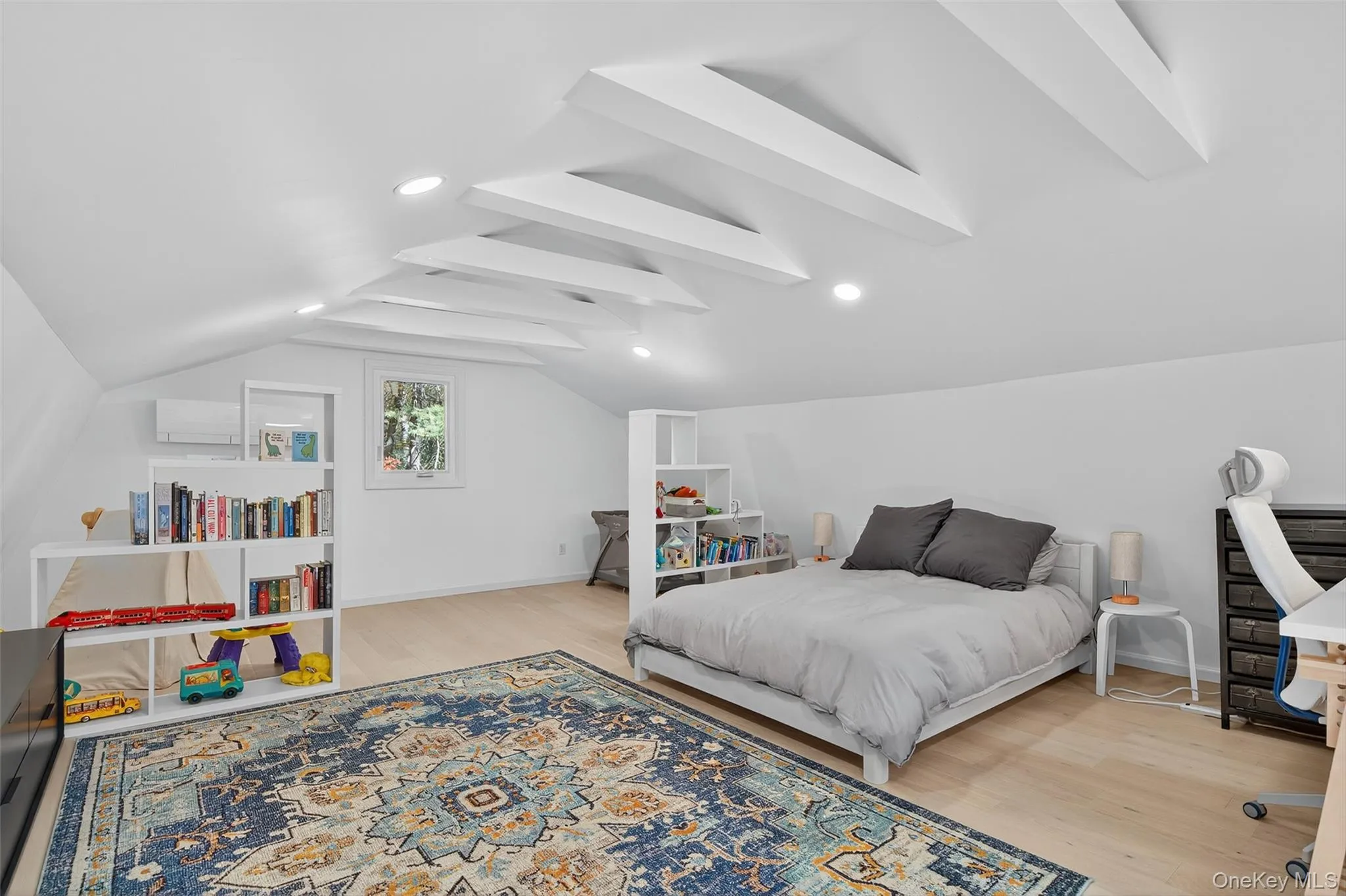 Another view of bedroom-loft with high ceilings Another view of bedroom-loft with high ceilings