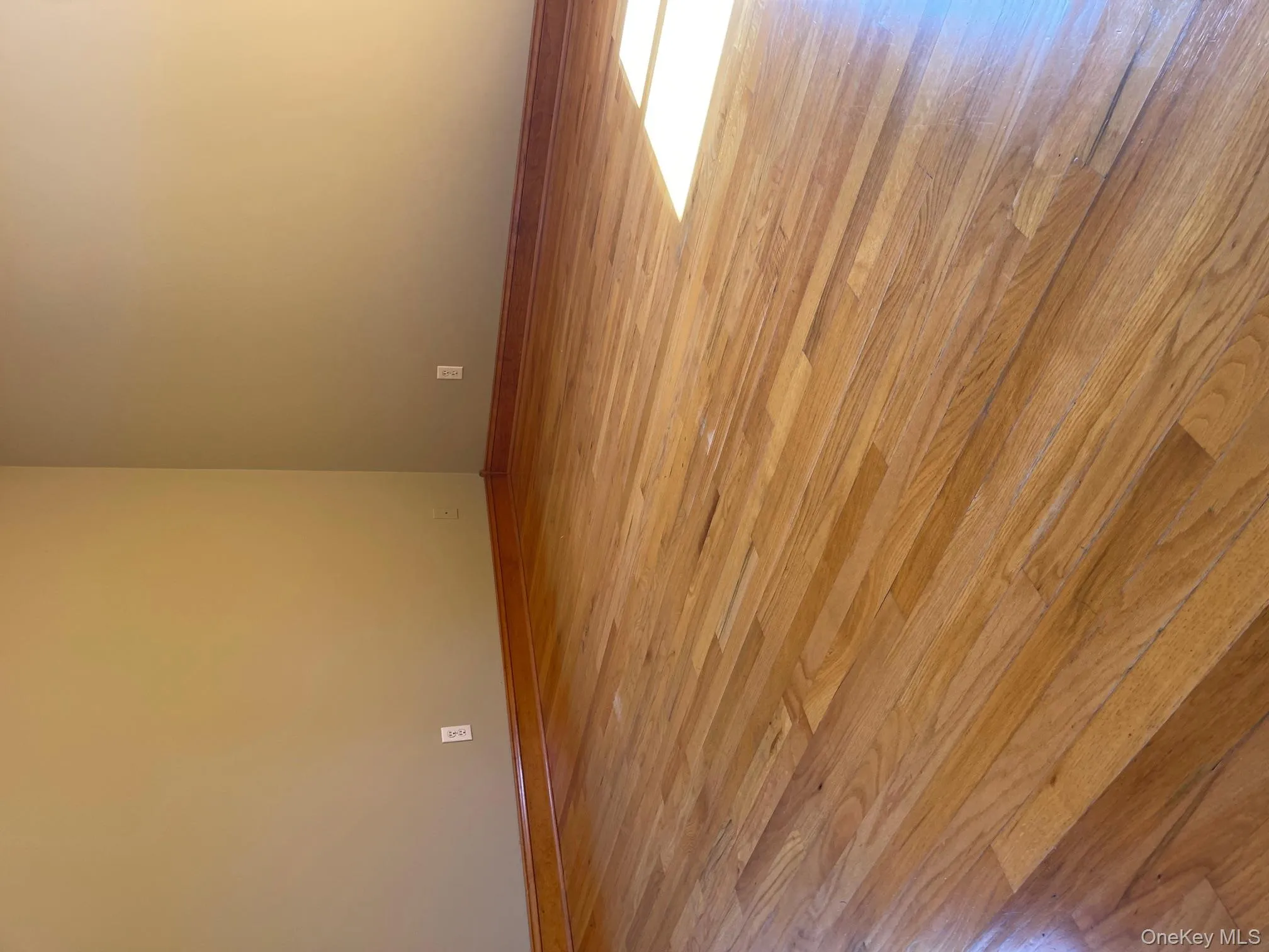 Spare room with light wood-style floors and baseboards Spare room with light wood-style floors and baseboards