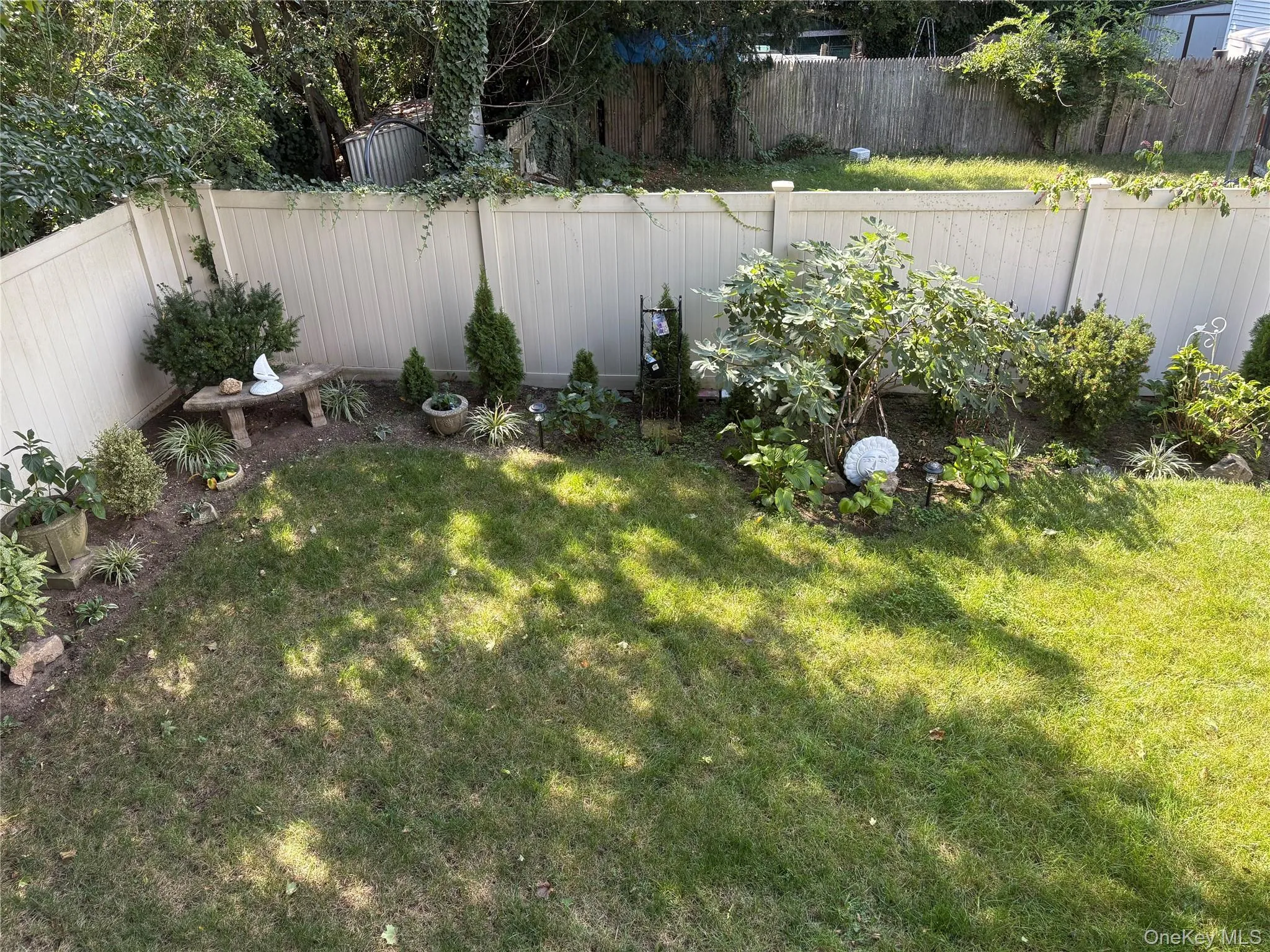 View of fenced backyard View of fenced backyard