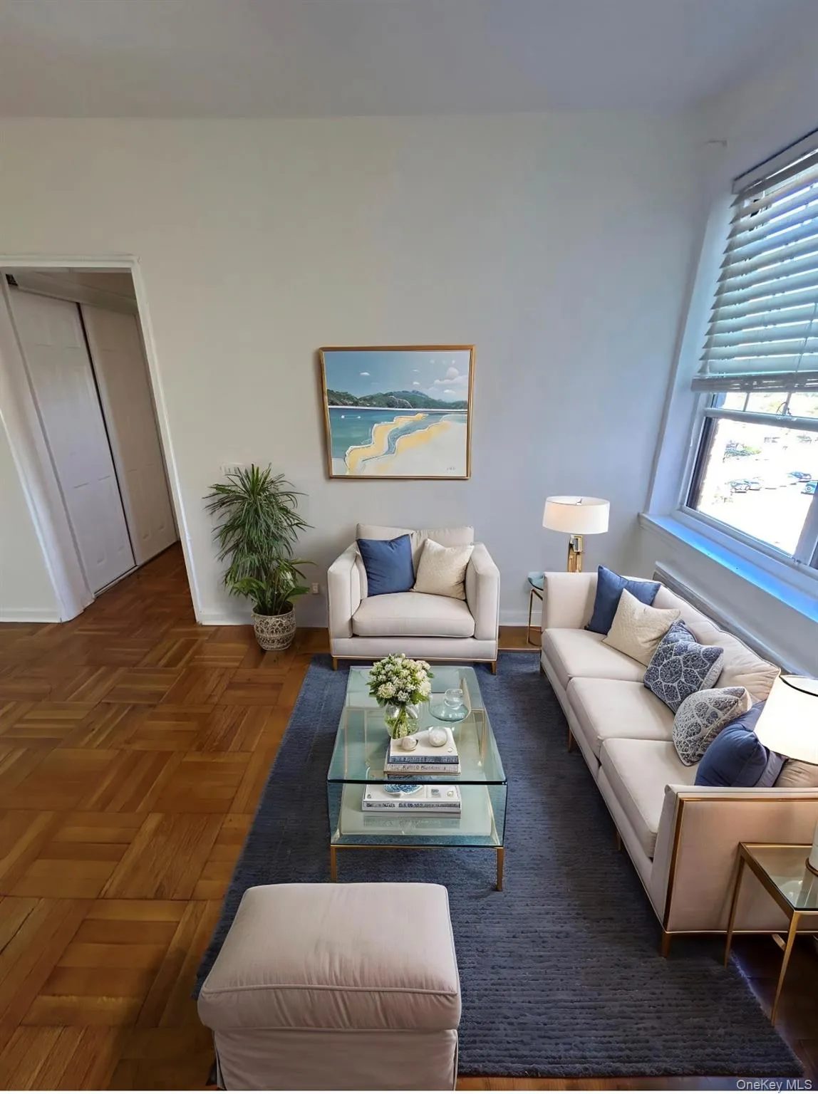 Living area with baseboards Living area with baseboards