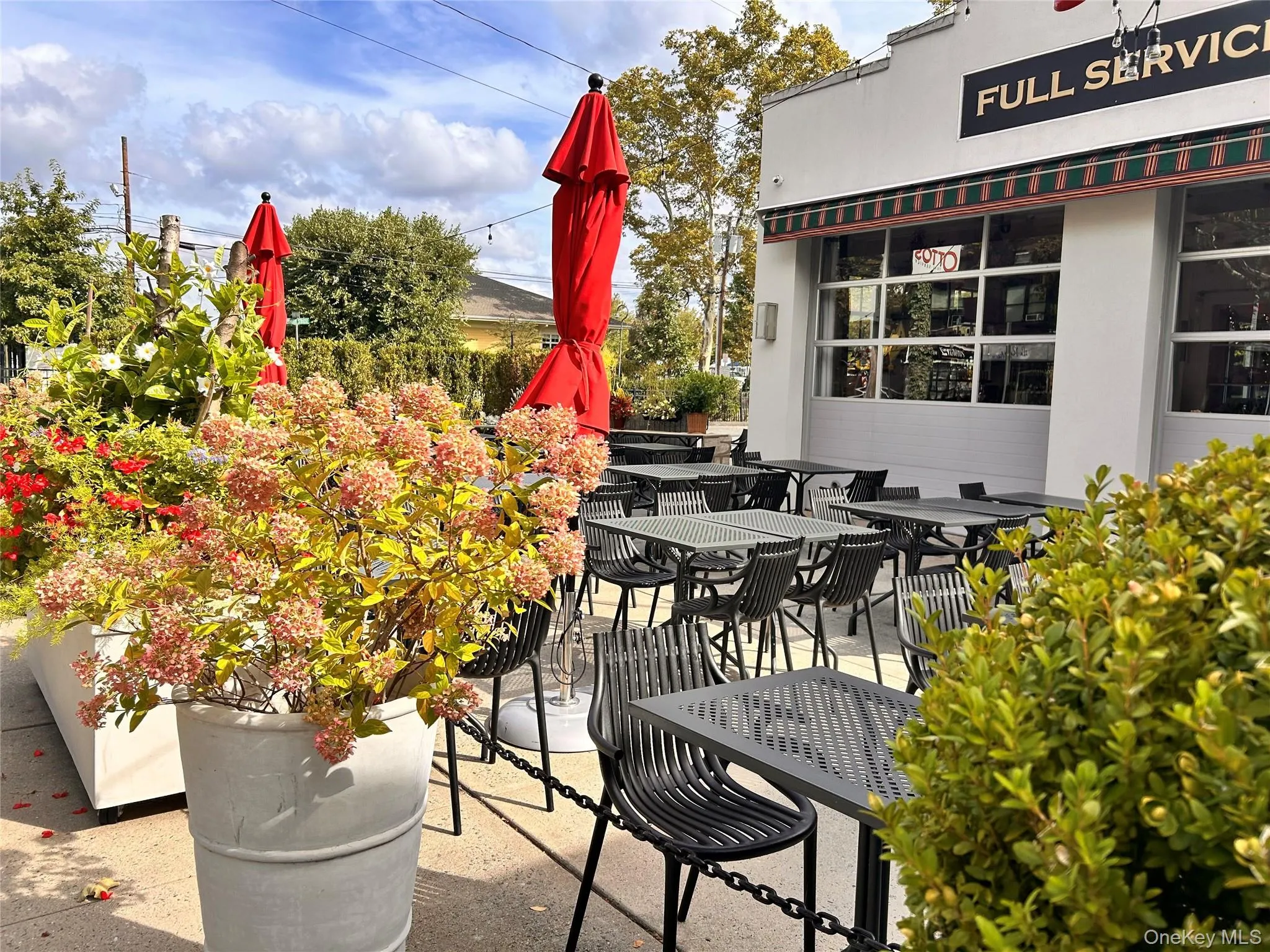 View of patio featuring outdoor dining area View of patio featuring outdoor dining area