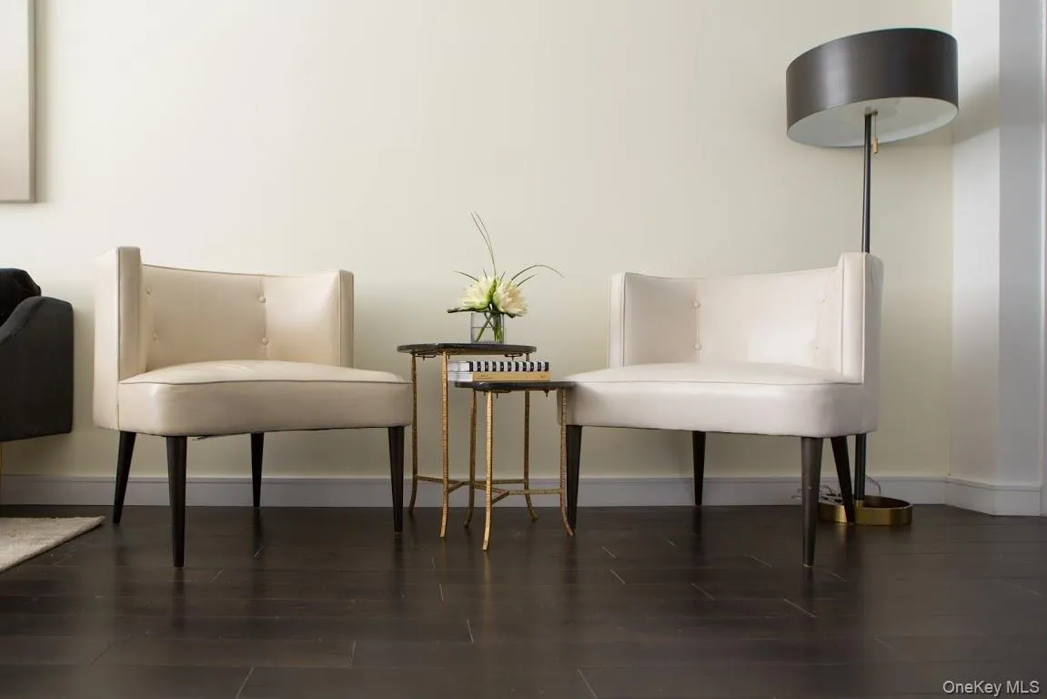 Sitting room featuring wood finished floors Sitting room featuring wood finished floors