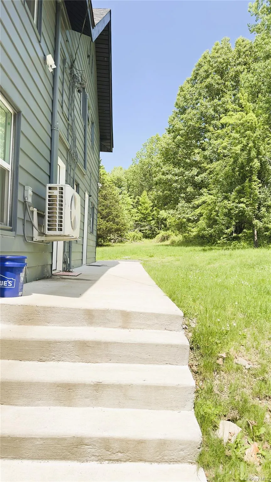 Front walkway of building. Front walkway of building.