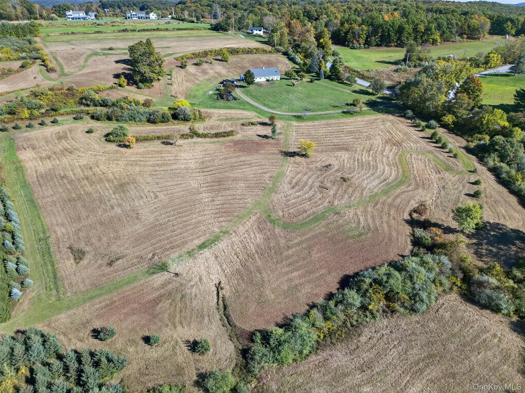 Aerial view showing the 10 acres from the bottom Aerial view showing the 10 acres from the bottom