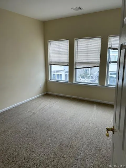 Carpeted spare room with plenty of natural light Carpeted spare room with plenty of natural light