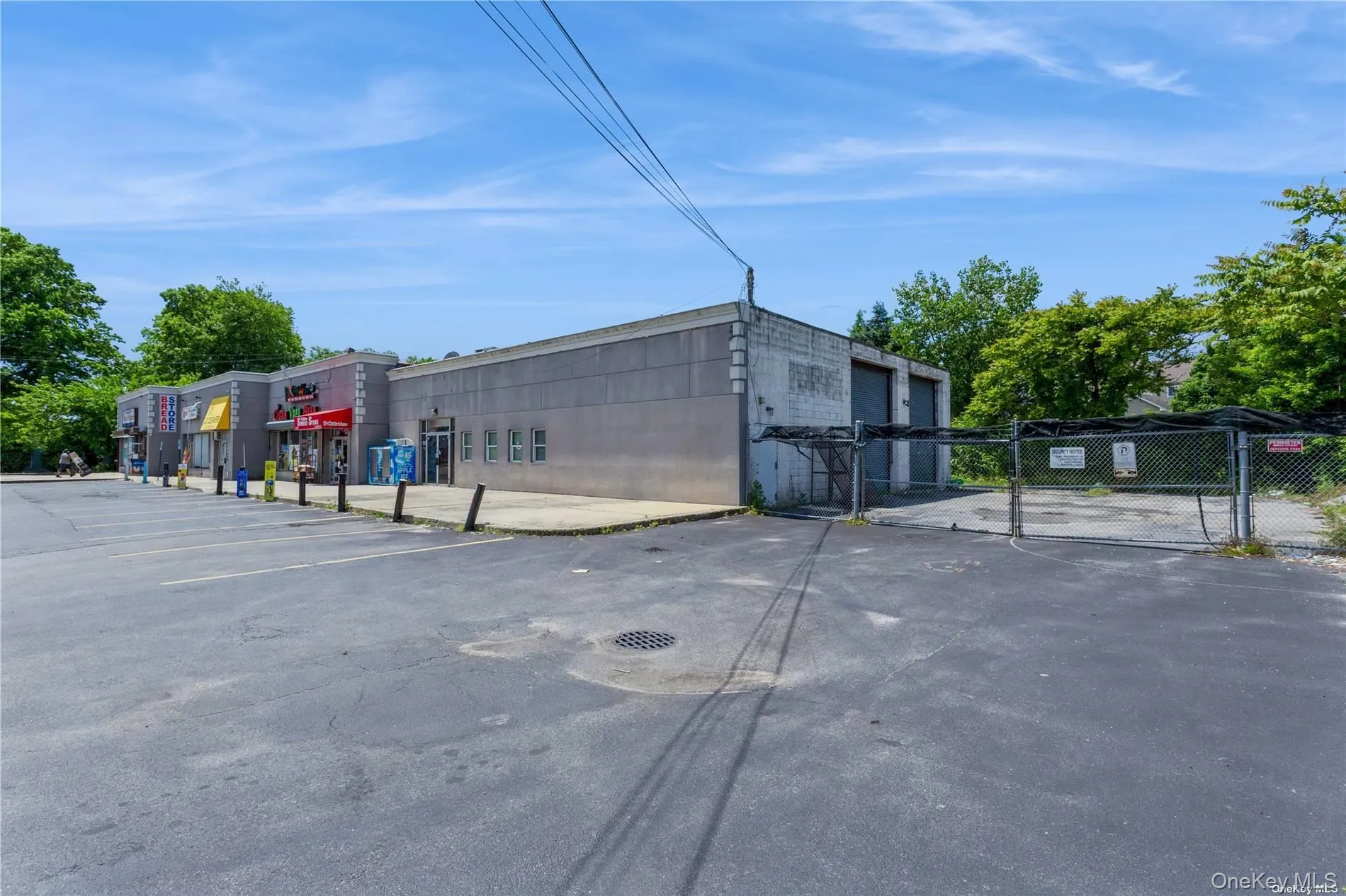 View of road with a gate View of road with a gate