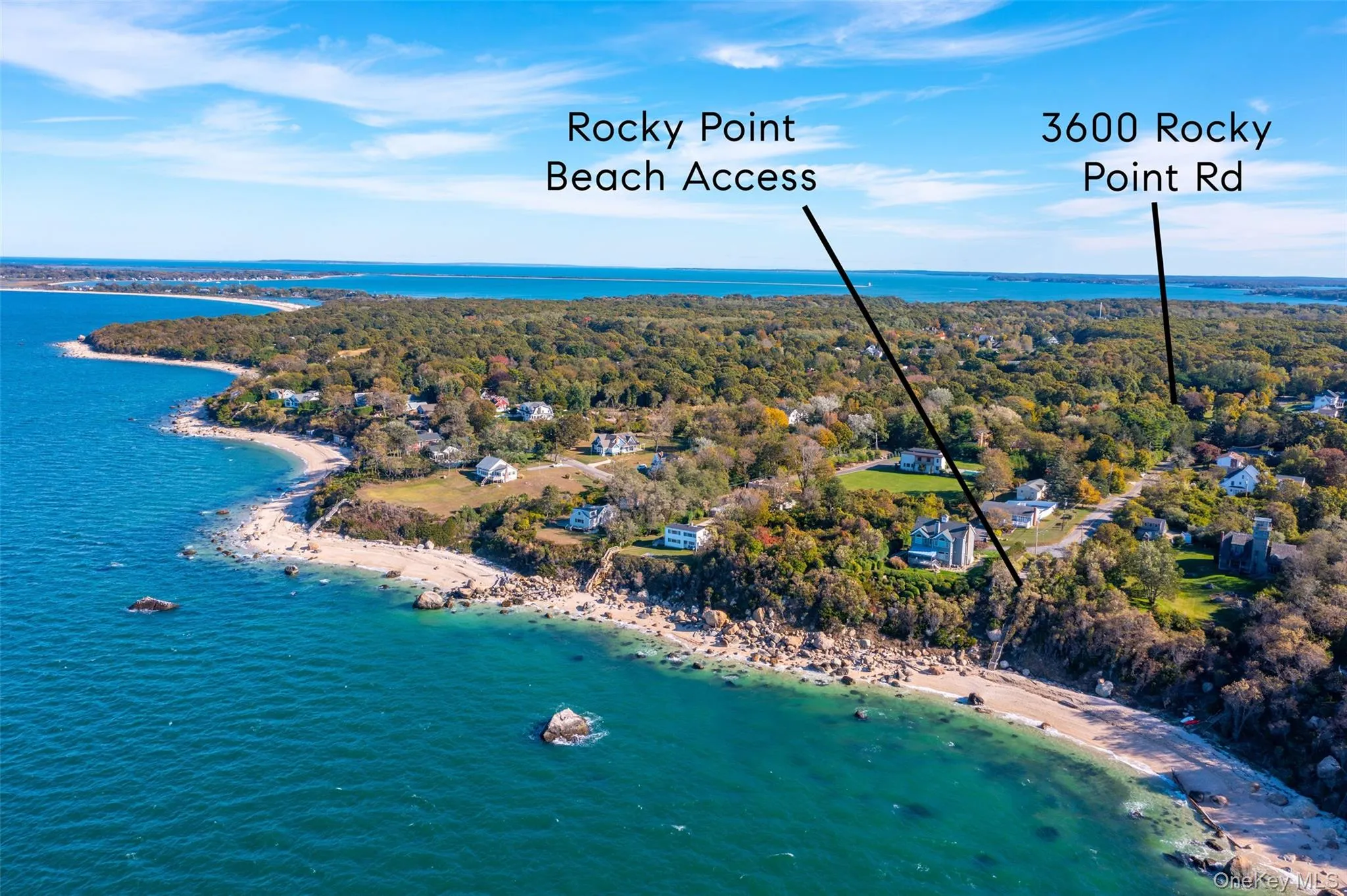 Drone / aerial view of expansive beach Drone / aerial view of expansive beach