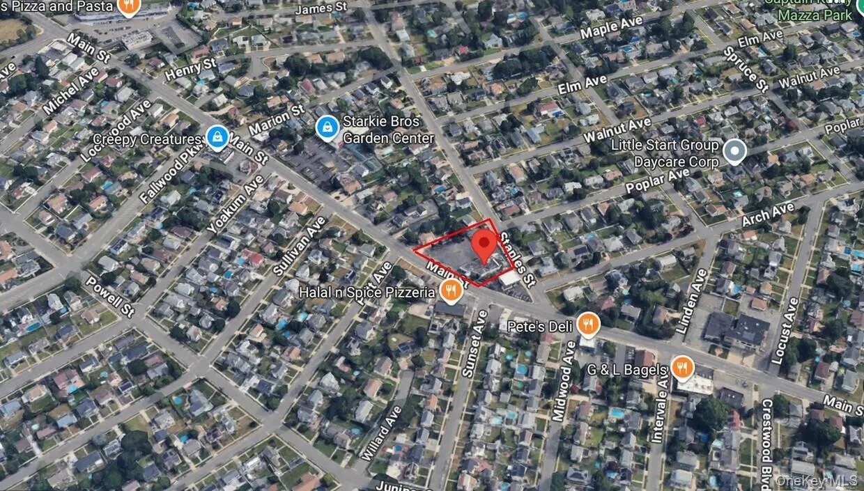 Aerial map of property and surrounding area Aerial map of property and surrounding area