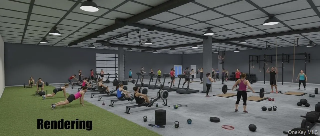 View of workout area View of workout area