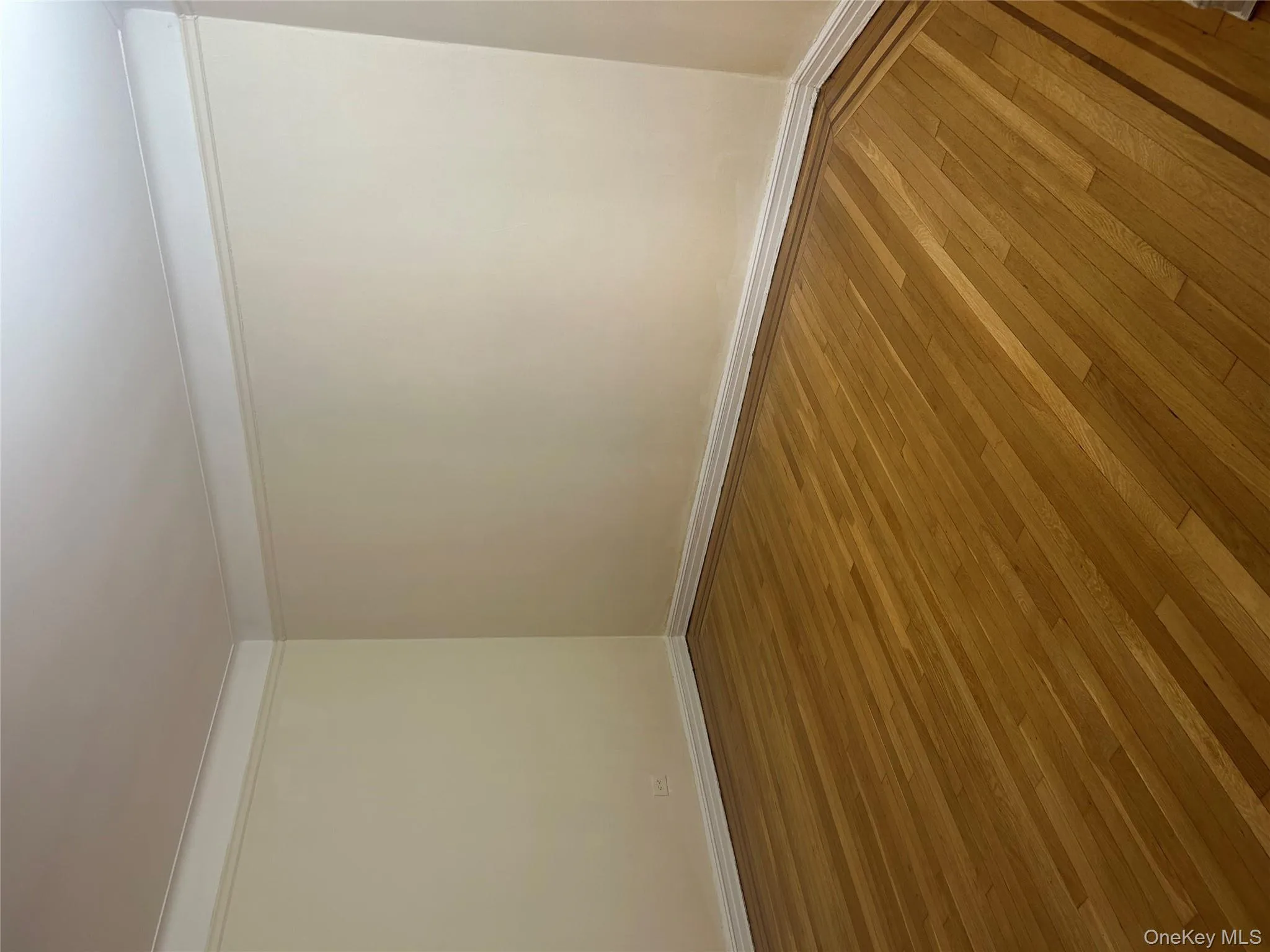 Empty room with hardwood / wood-style floors and baseboards Empty room with hardwood / wood-style floors and baseboards