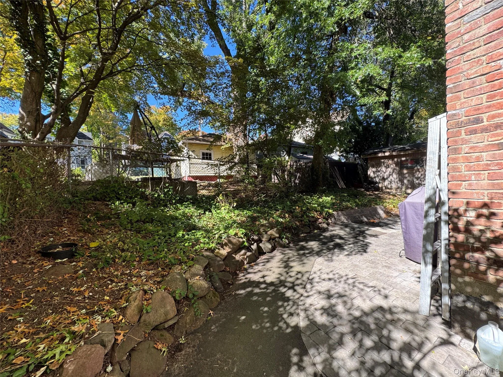 View of fenced backyard View of fenced backyard