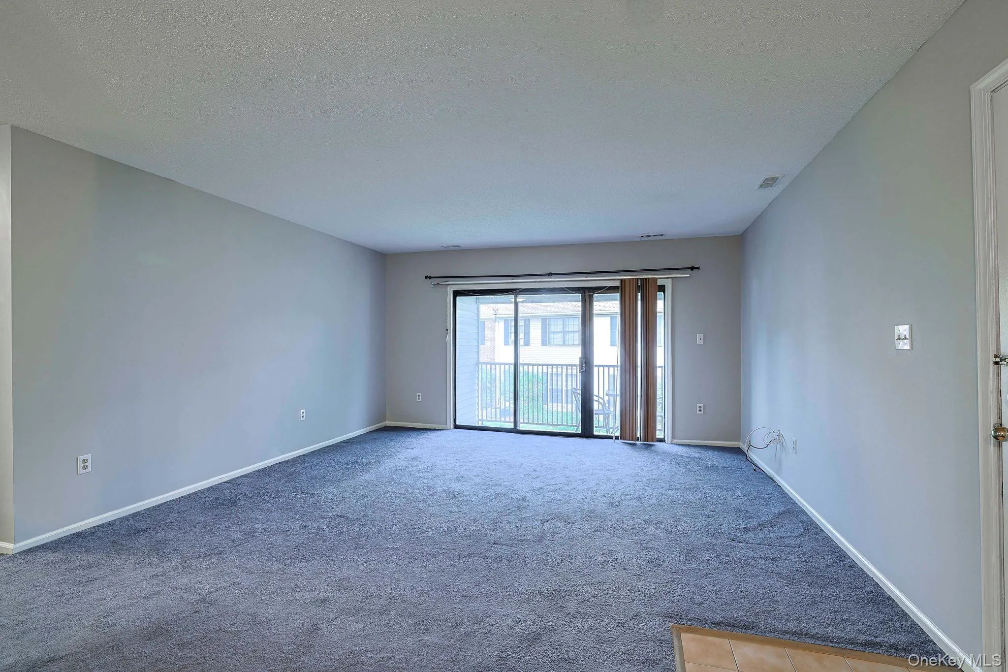 Spare room with light carpet and baseboards Spare room with light carpet and baseboards
