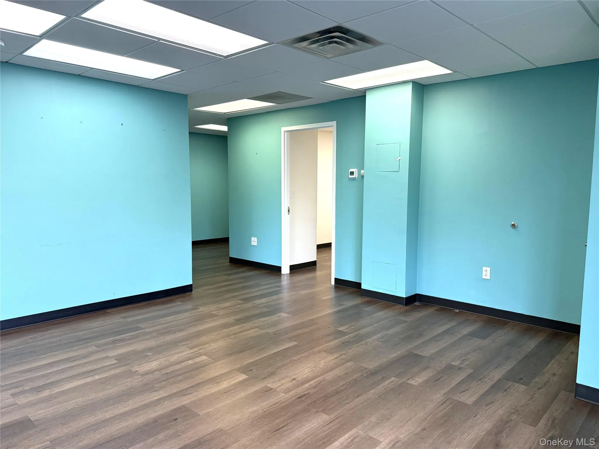 To the right of the Reception Area are two offices and an ADA bathroom. To the right of the Reception Area are two offices and an ADA bathroom.