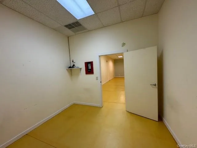 Back room for storage or office Back room for storage or office