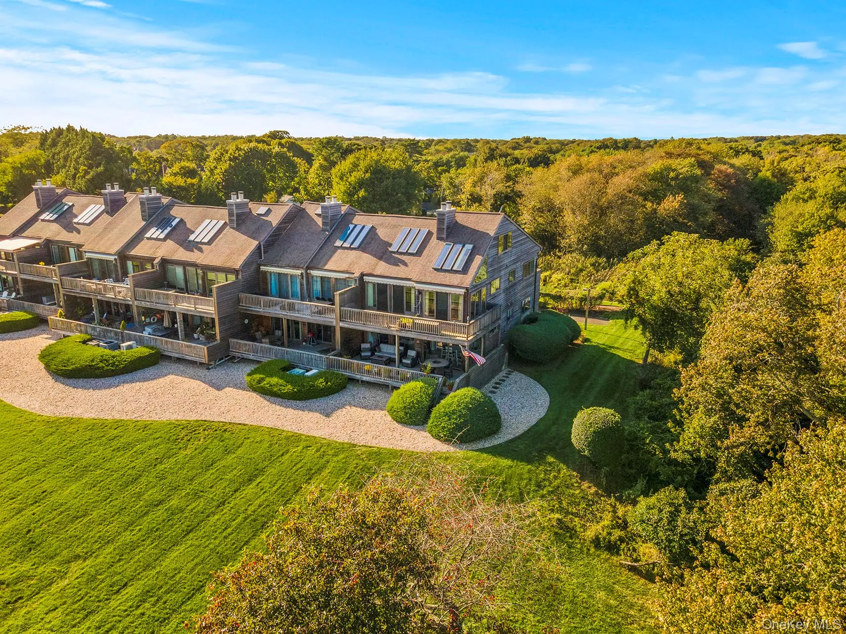 Aerial view and the 35 acre complex Aerial view and the 35 acre complex