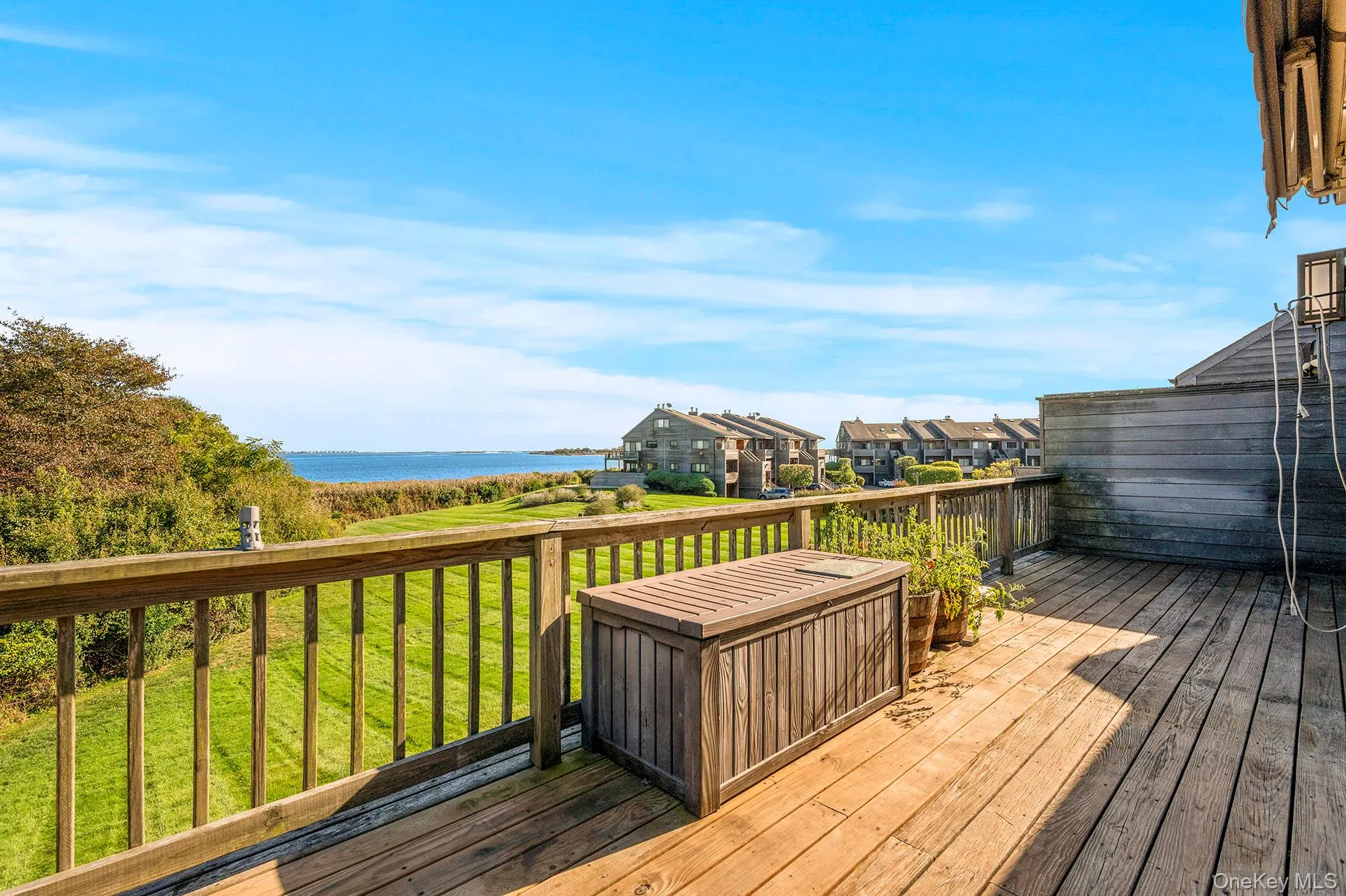 Deck another angle. with water views and the property. Deck another angle. with water views and the property.