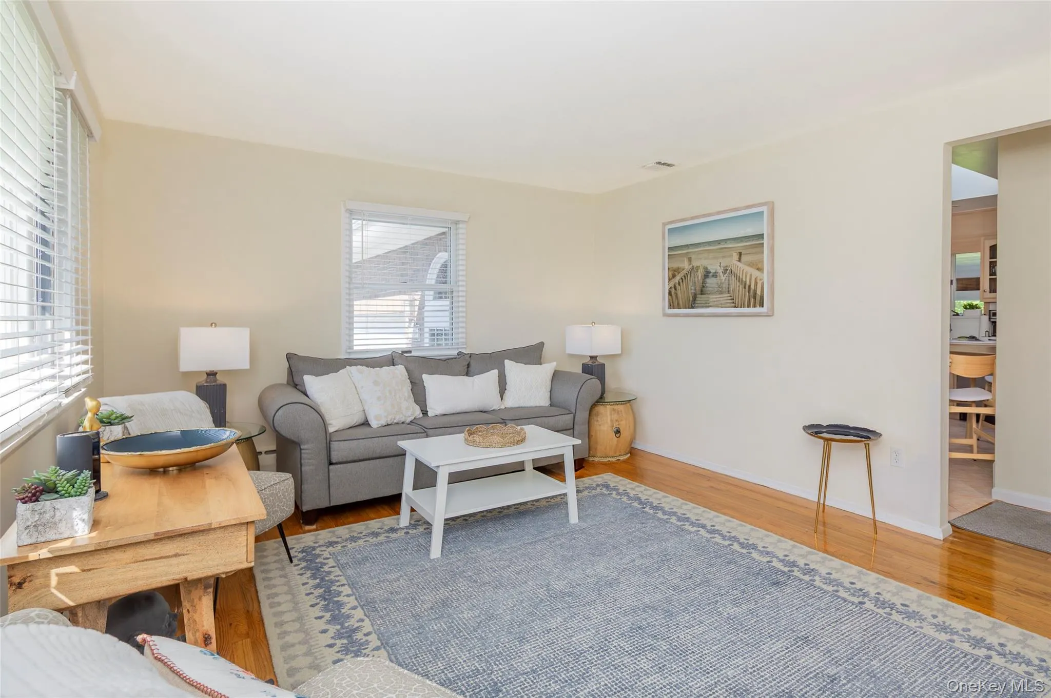Living room featuring wood finished floors Living room featuring wood finished floors
