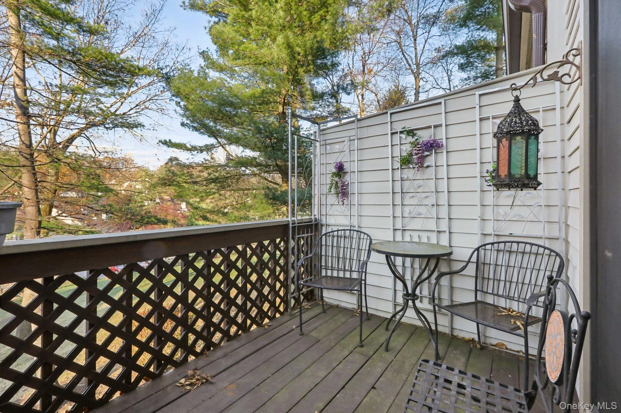 View of wooden terrace View of wooden terrace