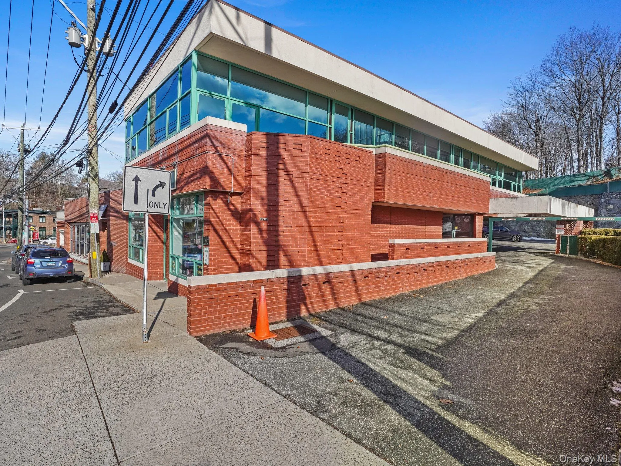 View of home\'s exterior with brick siding View of home\'s exterior with brick siding