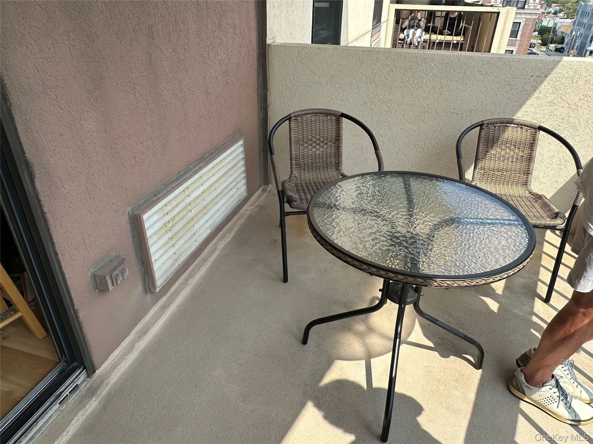 Balcony featuring outdoor dining area Balcony featuring outdoor dining area