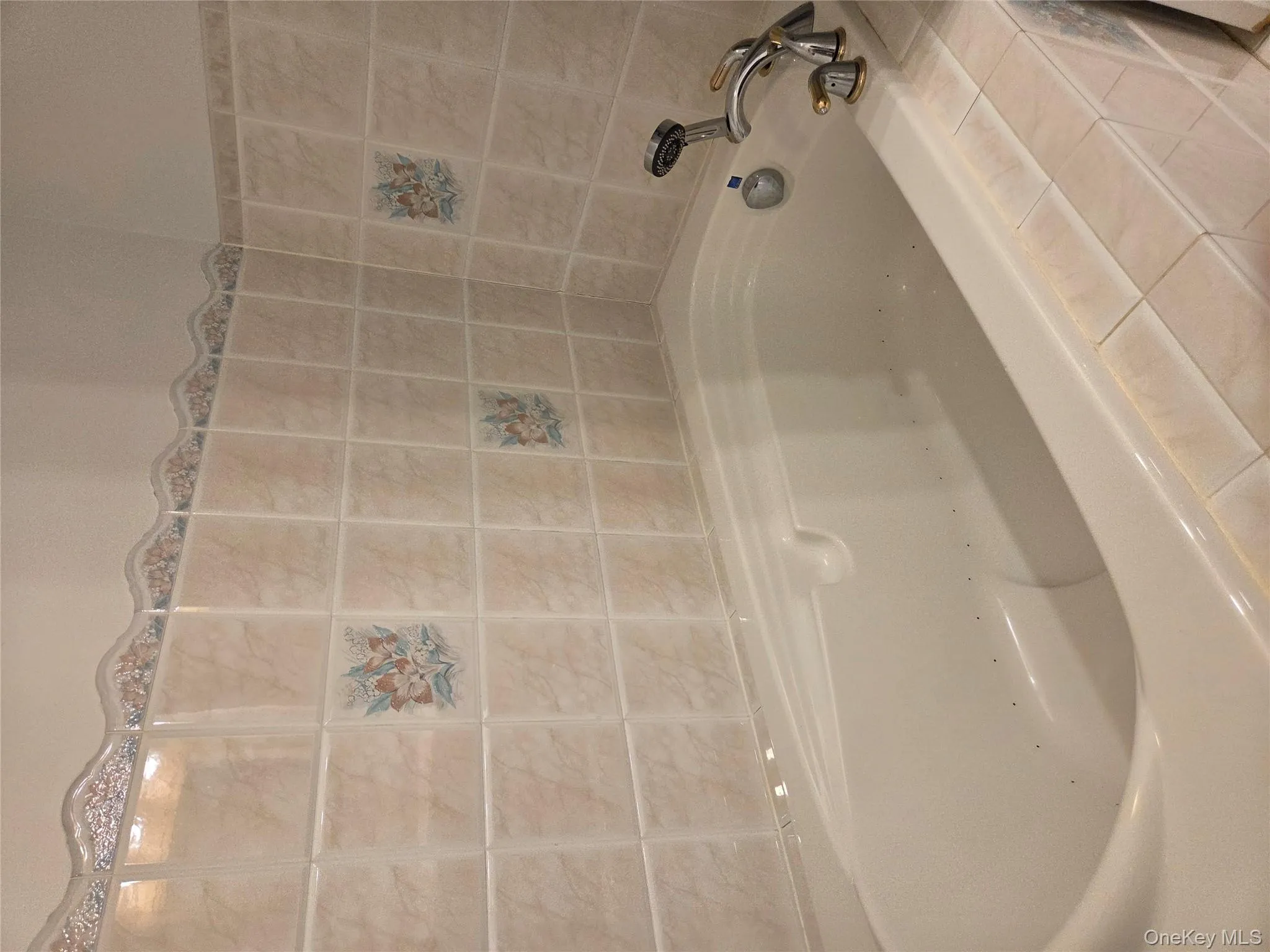 Full bathroom with a garden tub Full bathroom with a garden tub