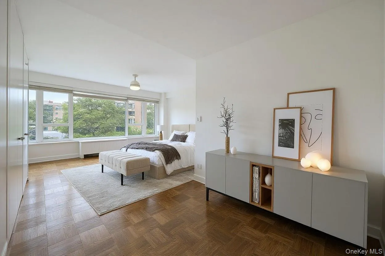 Bedroom with baseboards Bedroom with baseboards