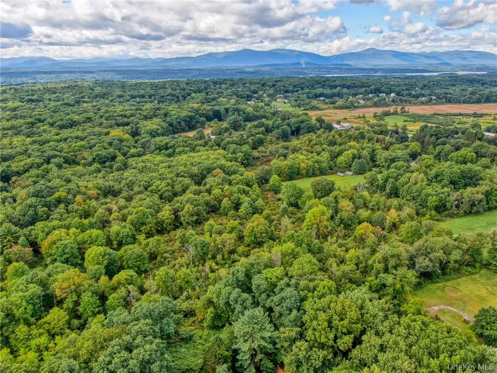 Drone / aerial view with a mountain view Drone / aerial view with a mountain view