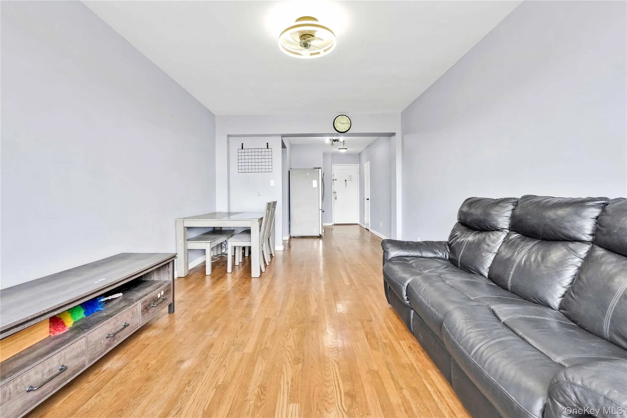 Living room featuring light wood finished floors Living room featuring light wood finished floors