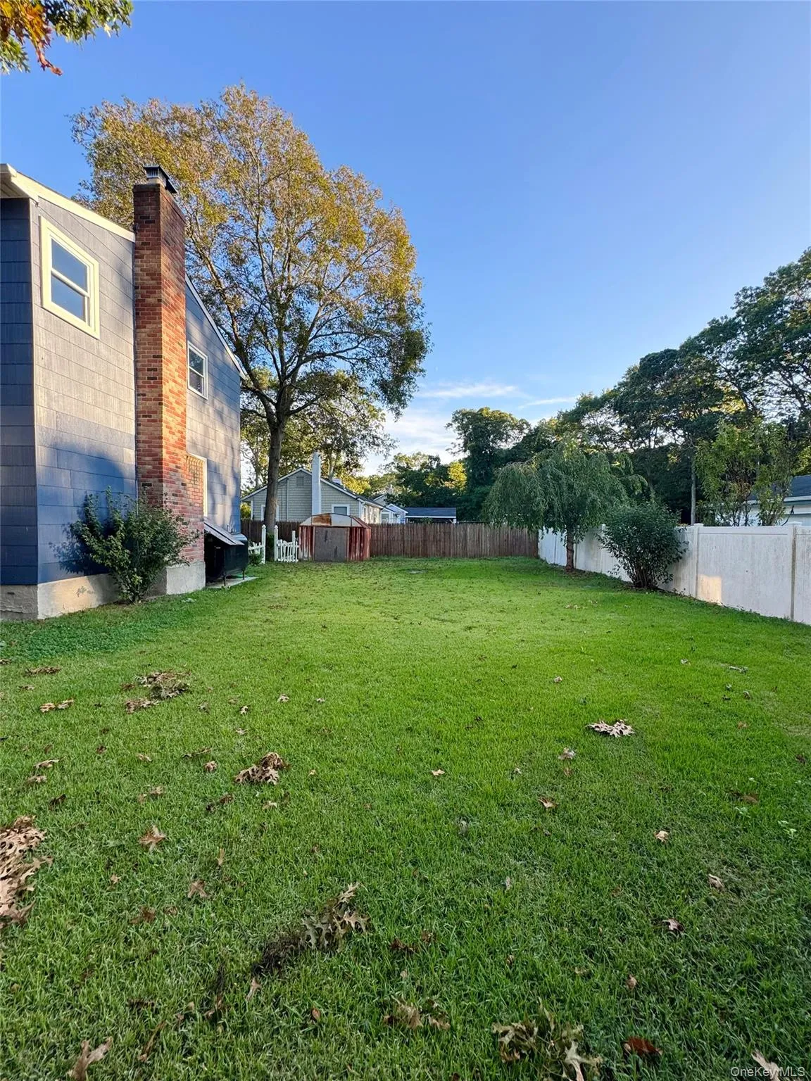 View of fenced backyard View of fenced backyard