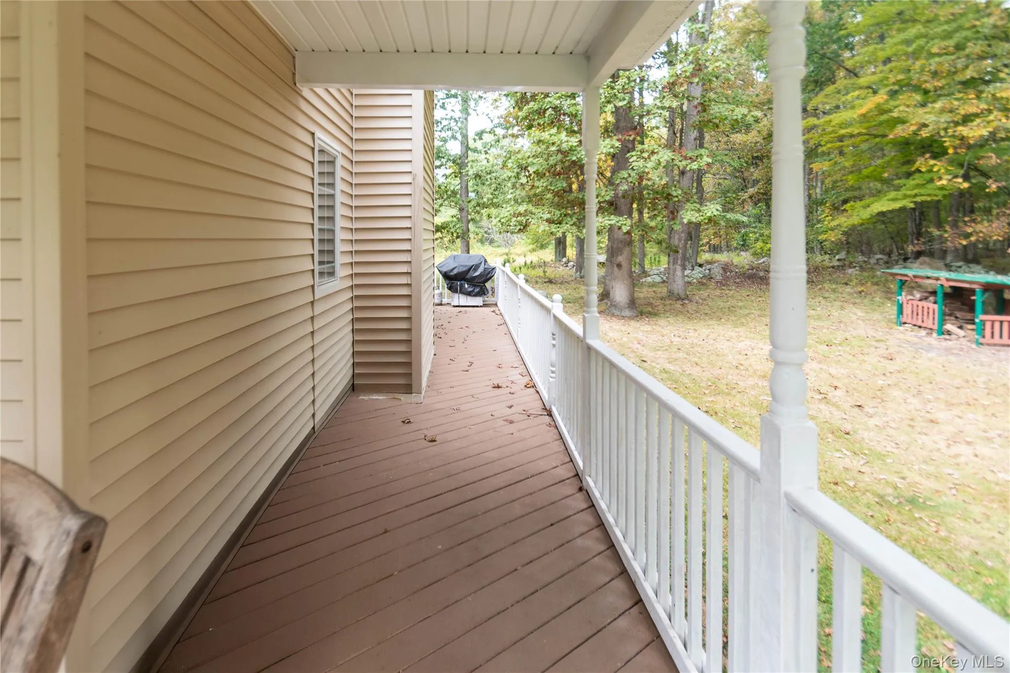 Deck with grilling area Deck with grilling area