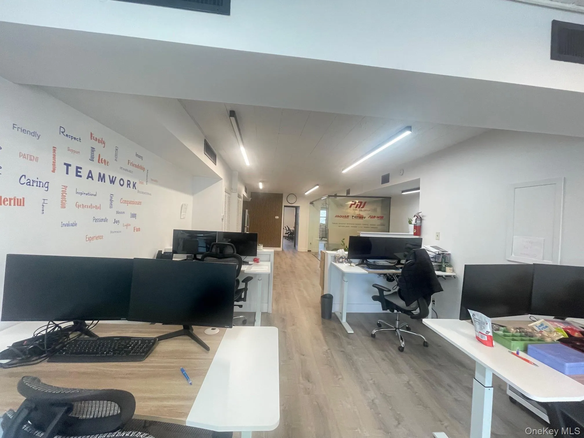 Office featuring light wood-type flooring Office featuring light wood-type flooring