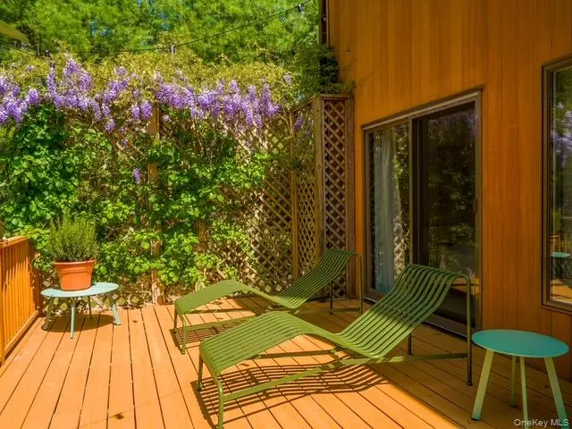 View of wooden terrace View of wooden terrace