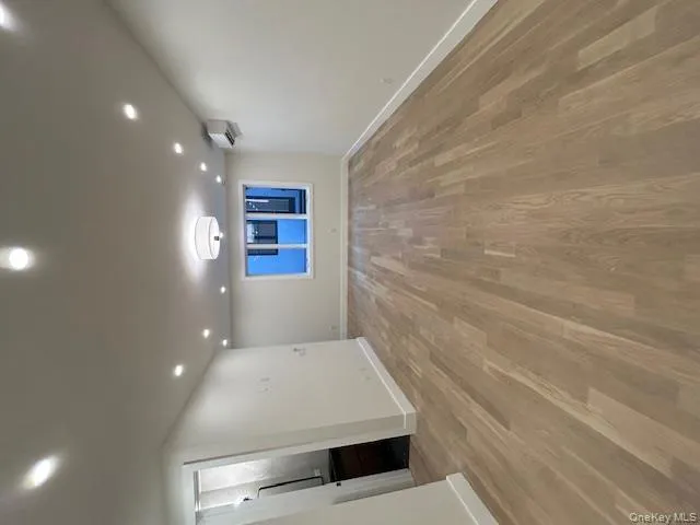 Unfurnished room featuring recessed lighting and light wood-type flooring Unfurnished room featuring recessed lighting and light wood-type flooring