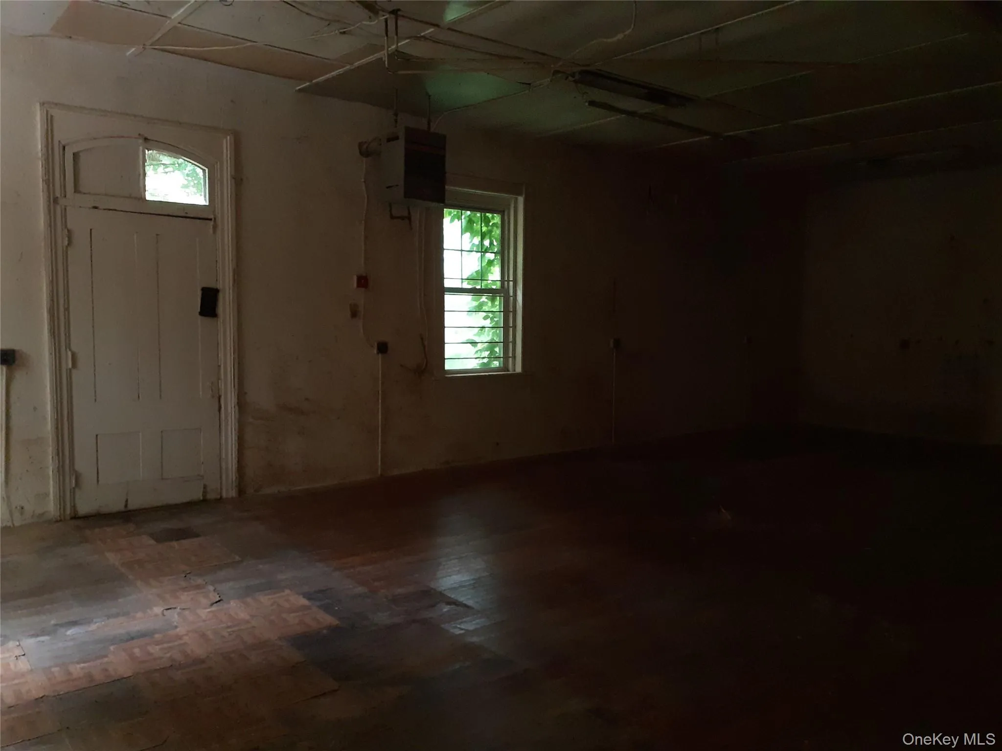 Entryway with wood finished floors Entryway with wood finished floors