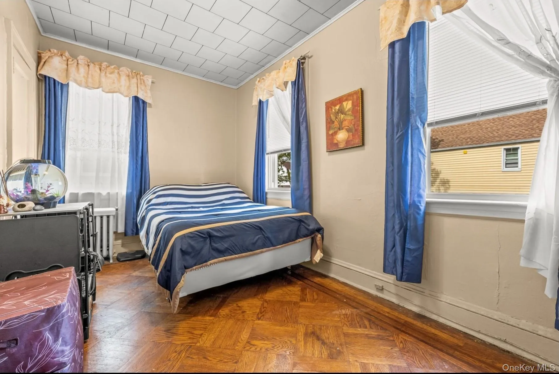 Bedroom with baseboards Bedroom with baseboards