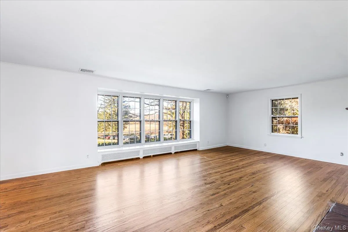 Looking out to fields and farm Looking out to fields and farm