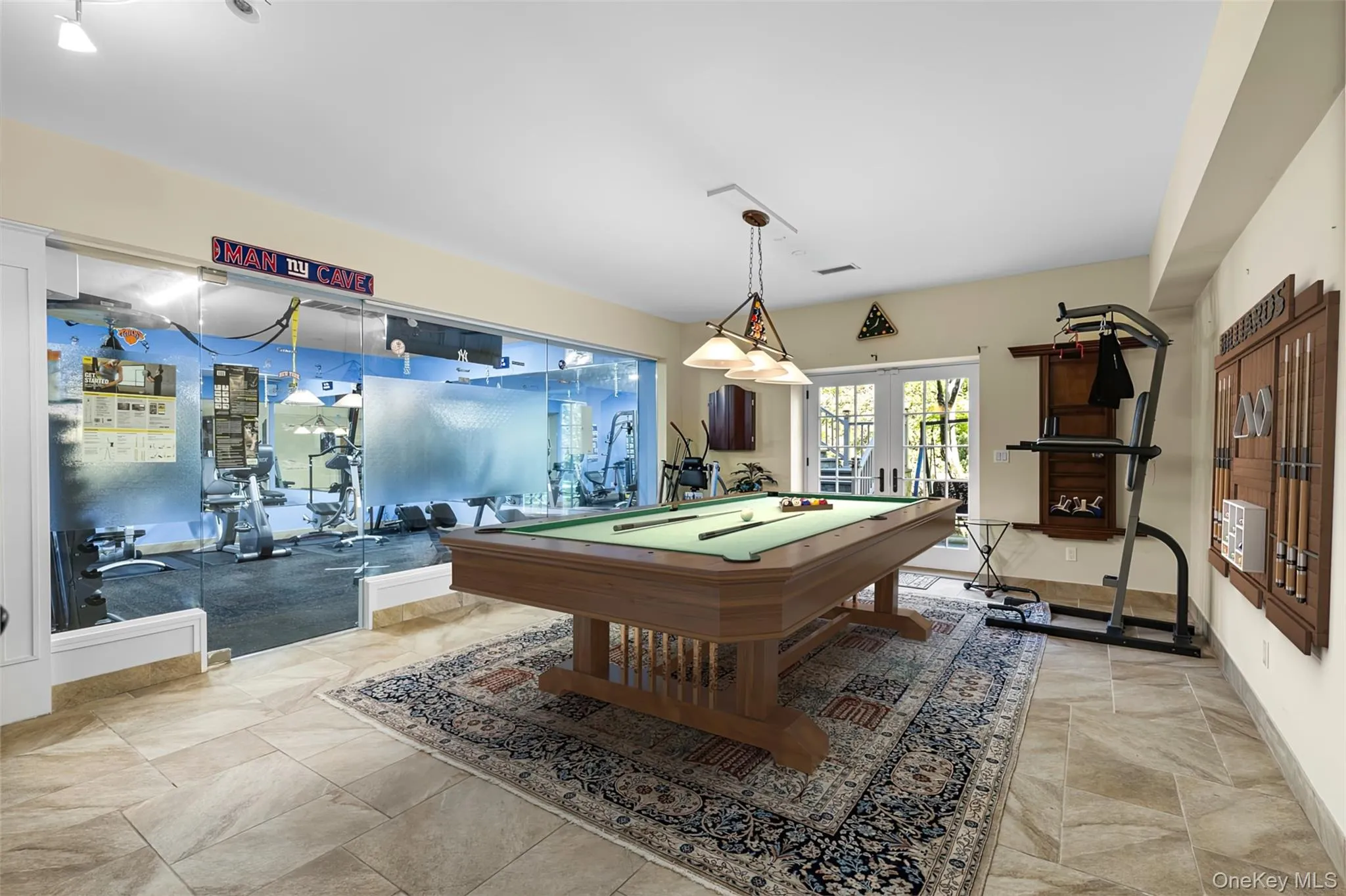 Lower level recreation room isvirtually staged Lower level recreation room isvirtually staged