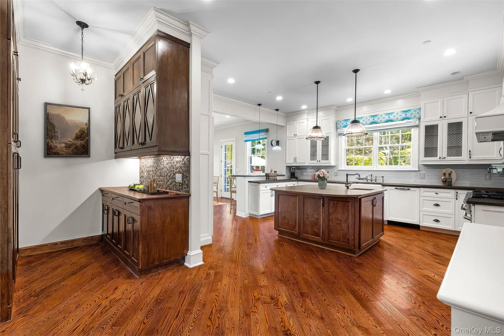 Kitchen with a view of the butlers pantry is virtuallystaged Kitchen with a view of the butlers pantry is virtuallystaged