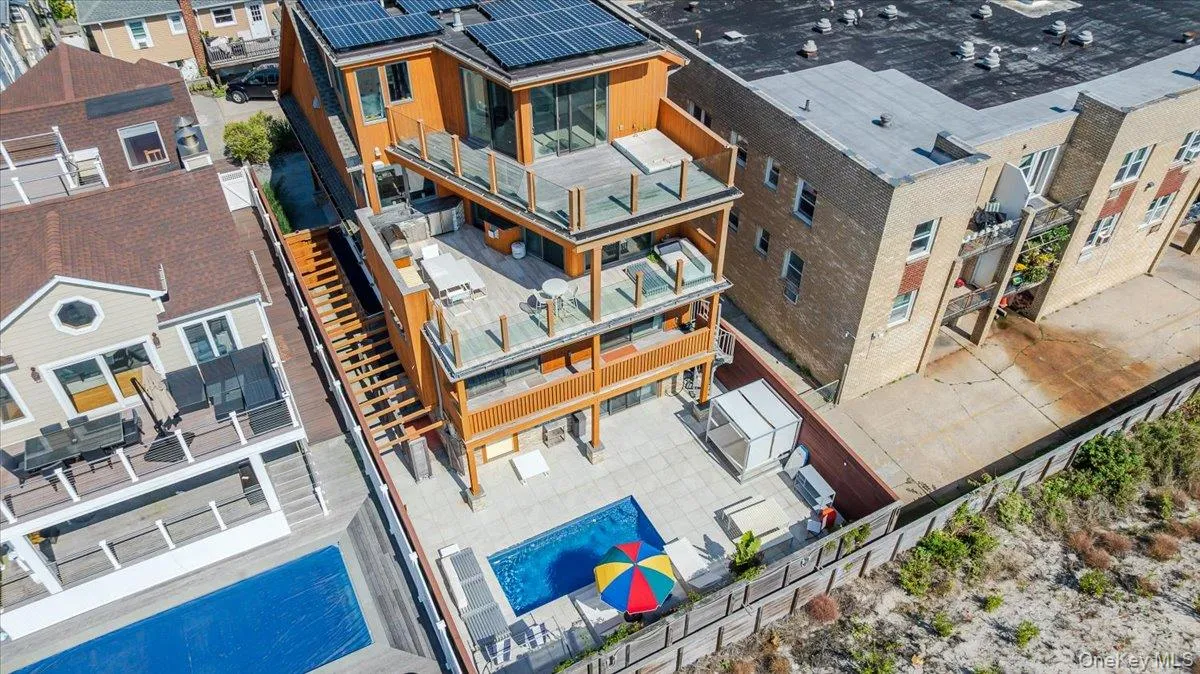 Drone / aerial view of a pool Drone / aerial view of a pool