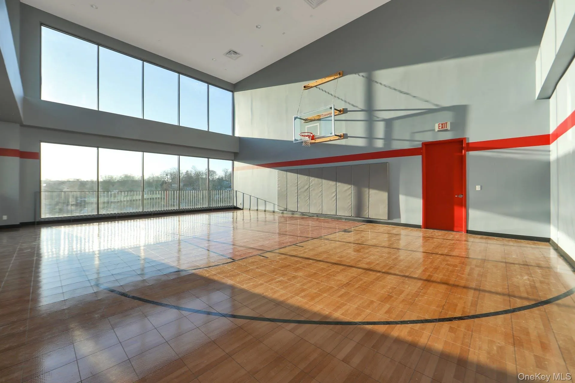 View of basketball court View of basketball court