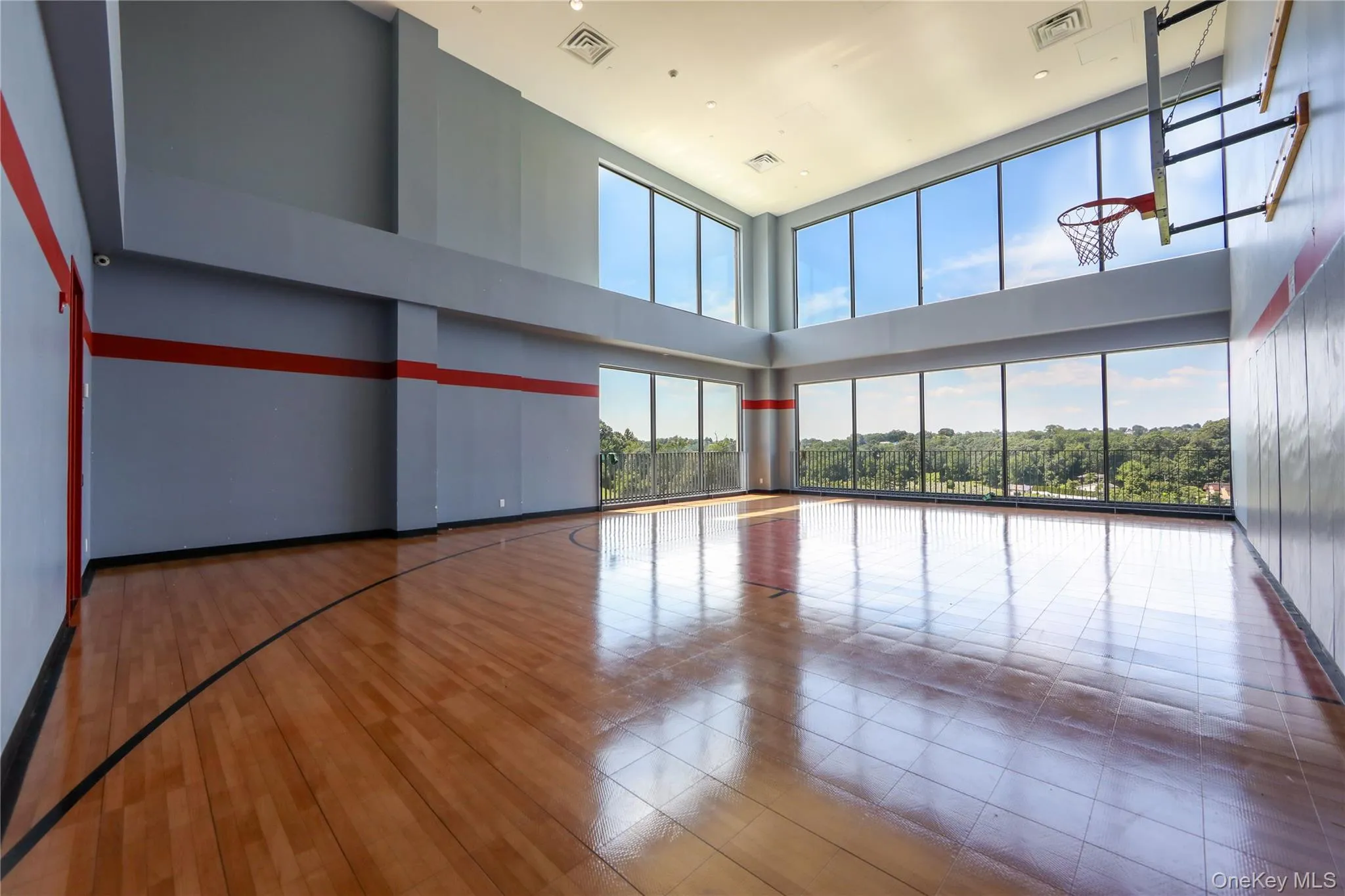 View of basketball court View of basketball court