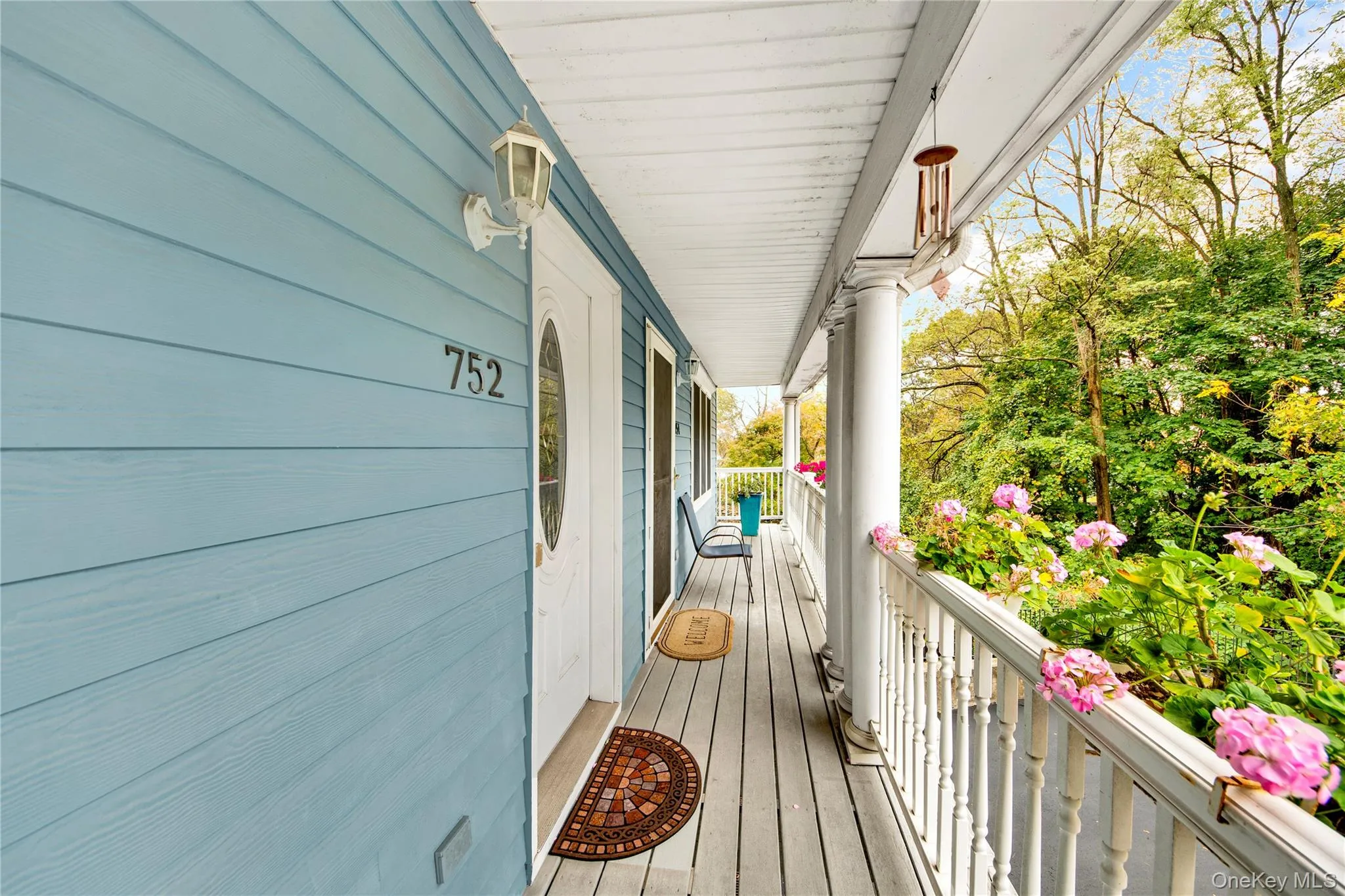 View of wooden porch View of wooden porch