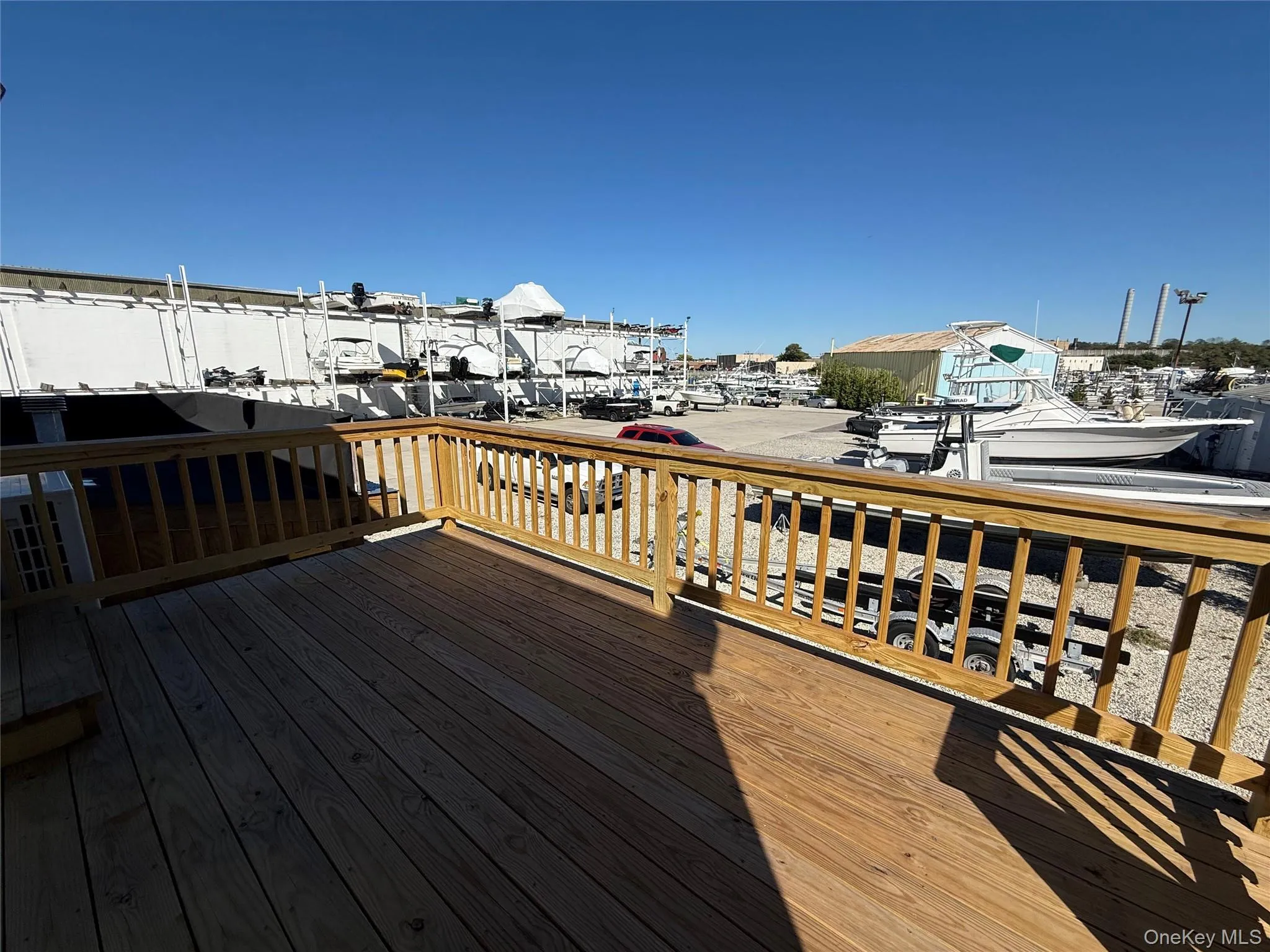 View of wooden deck View of wooden deck