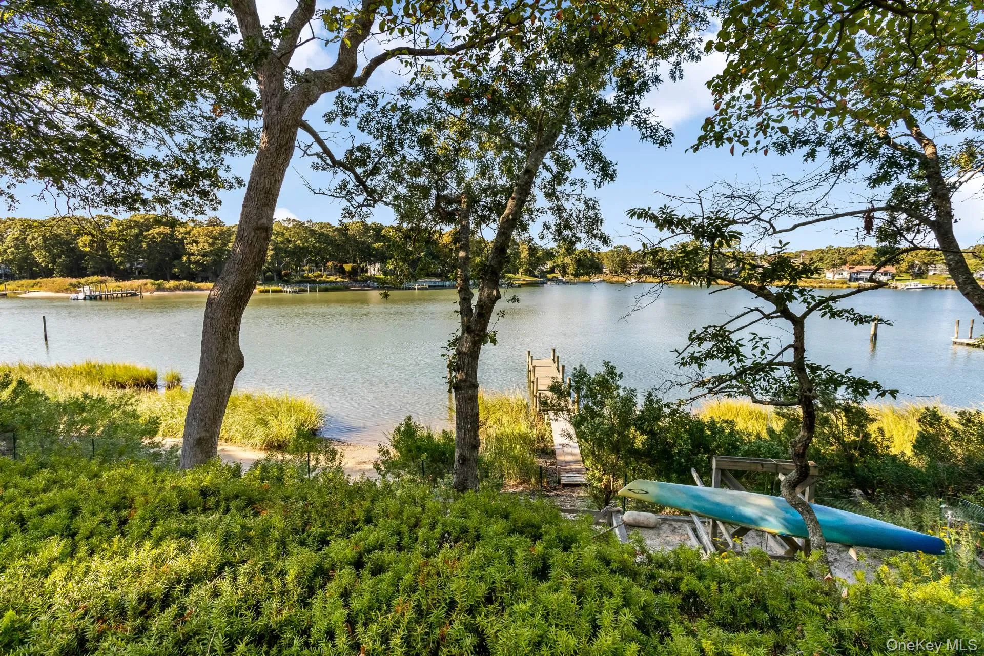 Water view with a boat dock Water view with a boat dock