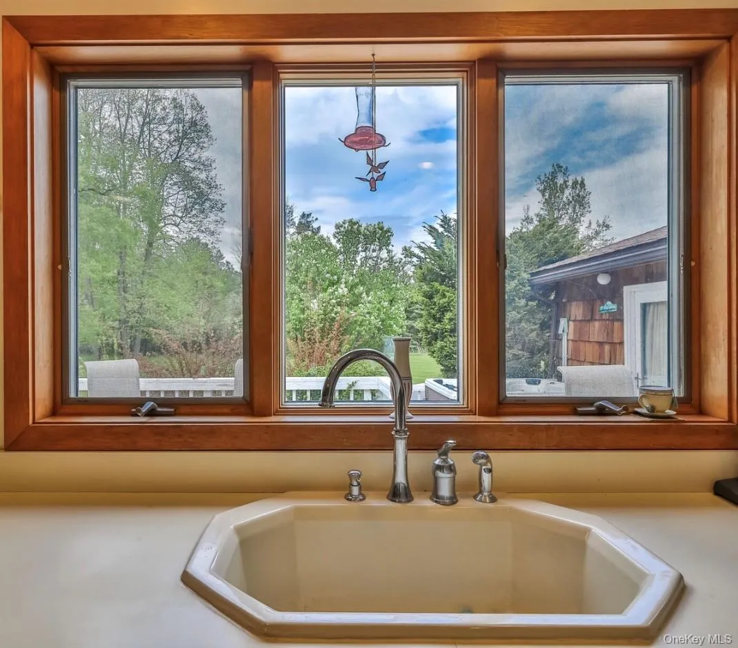 Kitchen view of a sink Kitchen view of a sink