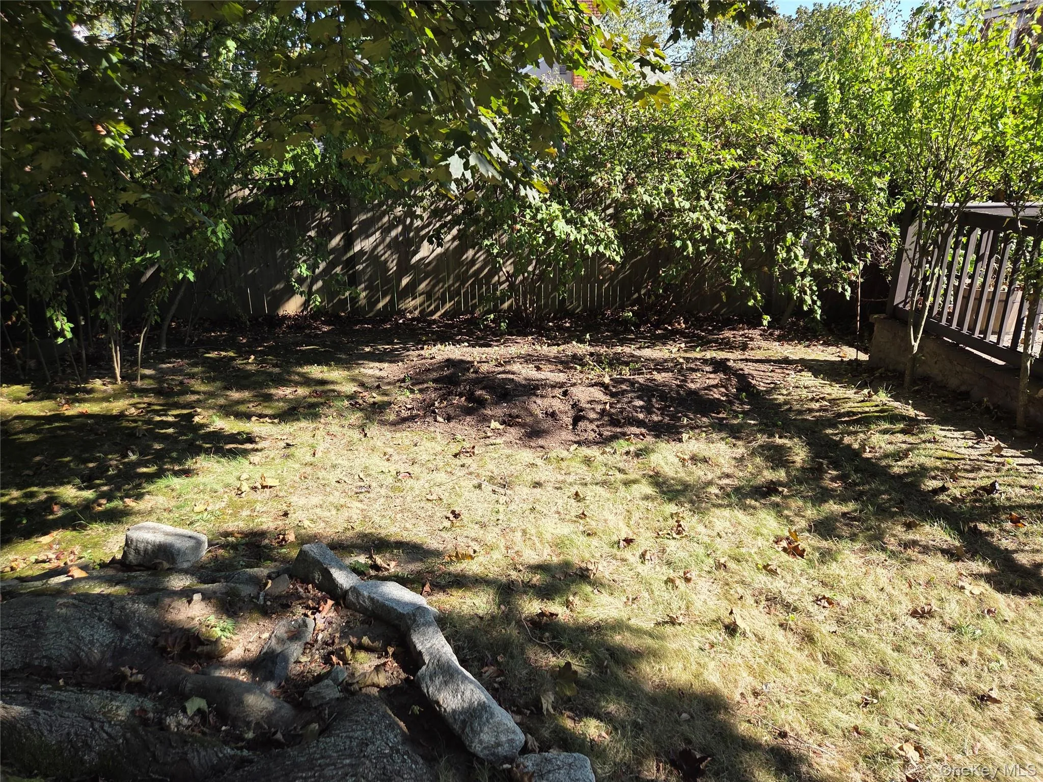 View of fenced backyard View of fenced backyard