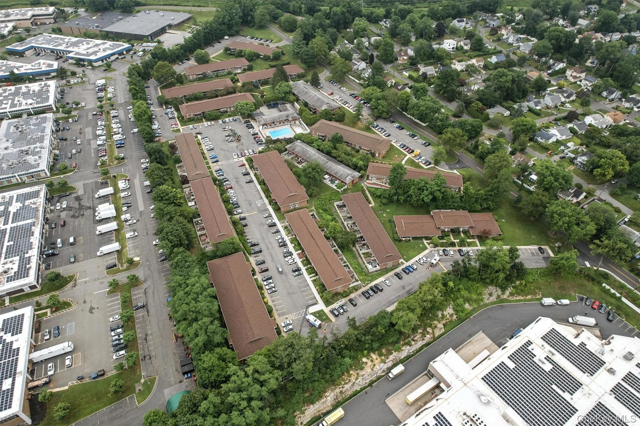 Aerial view of property and surrounding area Aerial view of property and surrounding area