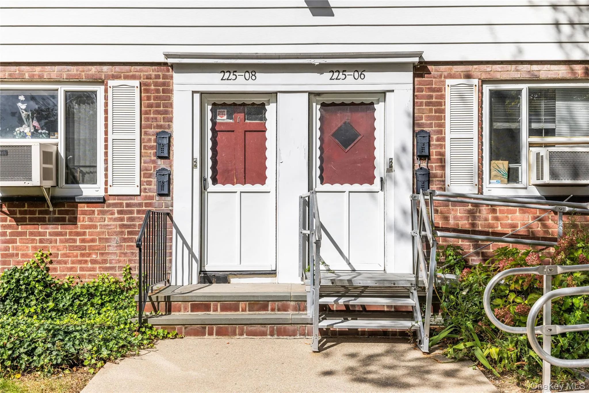 View of exterior entry with brick siding View of exterior entry with brick siding